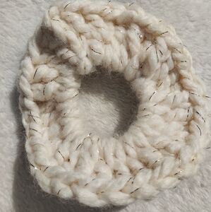 Handmade crochet scrunchie
